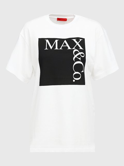 Чёрная футболка MAX&CO: фото - Invogue