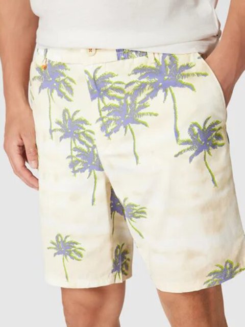 Бежевые шорты BOSS: фото 3 - Invogue