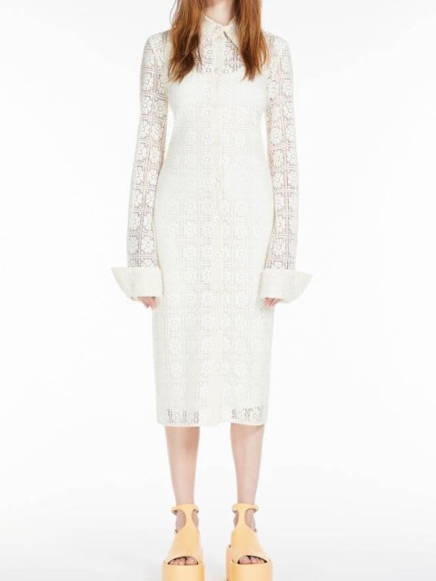 Кремова сукня SPORTMAX : фото 1 - Invogue