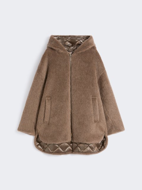 Коричнева куртка MAX MARA з альпаки, вовни та кашеміру: фото - Invogue