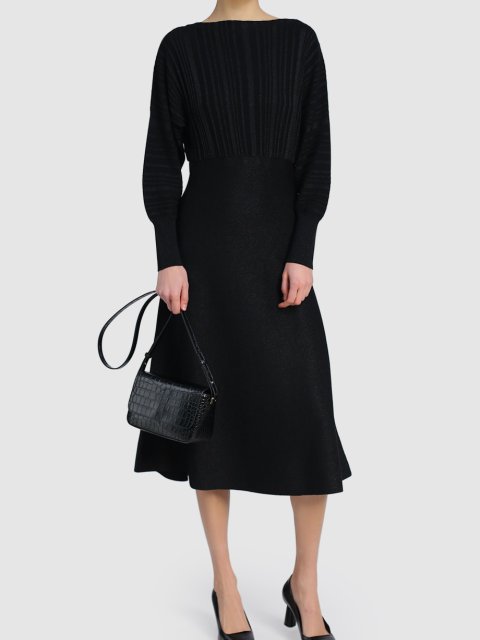 Чёрное платье MAX&CO: фото 1 - Invogue