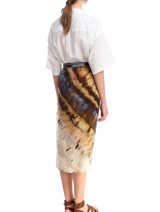 Белая рубашка WEEKEND MAX MARA: фото 4 - Invogue