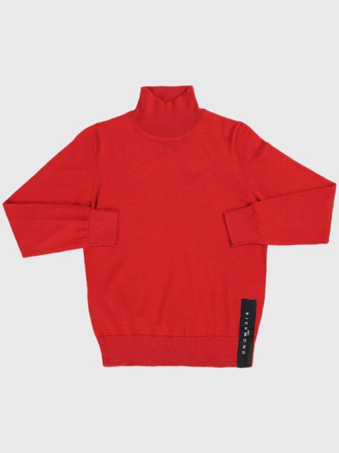 Красный гольф JOHN RICHMOND JUNIOR: фото - Invogue