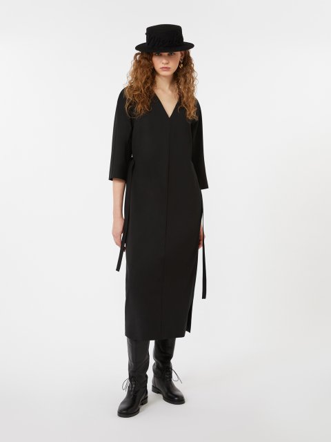 Чорна сукня WEEKEND MAX MARA з вовни: фото 1 - Invogue