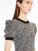Чорно-біла сукня Max Mara у твідовому стилі: фото 3 - Invogue