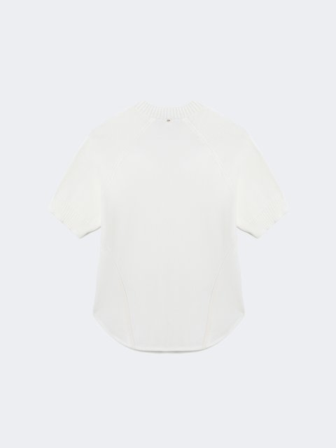 Белая футболка Sportmax из хлопка: фото 1 - Invogue