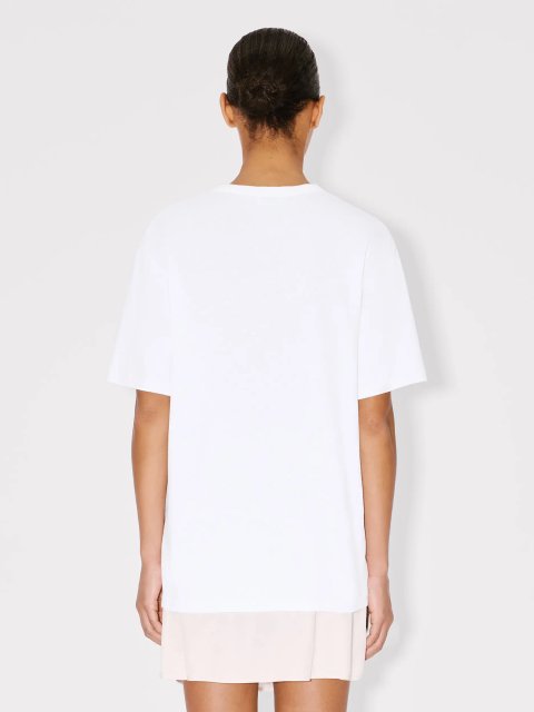 Біла футболка Kenzo вільного крою: фото 3 - Invogue