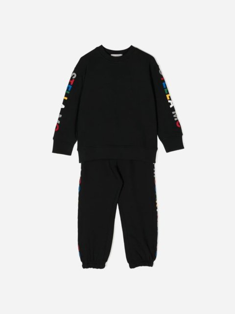 Чорний костюм STELLA MCCARTNEY з логотипом: фото - Invogue