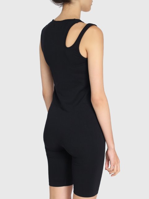 Чёрный комбинезон HELMUT LANG: фото 3 - Invogue