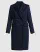 Синее  пальто MAX MARA: фото - Invogue