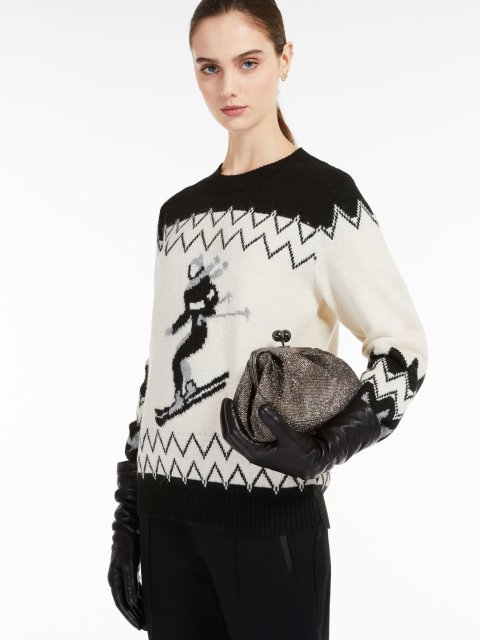 Сірий светр WEEKEND MAX MARA : фото 4 - Invogue