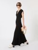 Чорна сукня SPORTMAX з суміші віскози: фото 1 - Invogue