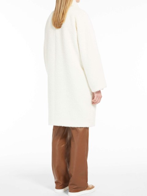 Белое пальто MAX MARA: фото 2 - Invogue