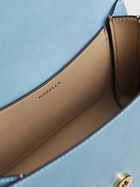 Голубая сумка MARELLA: фото 7 - Invogue