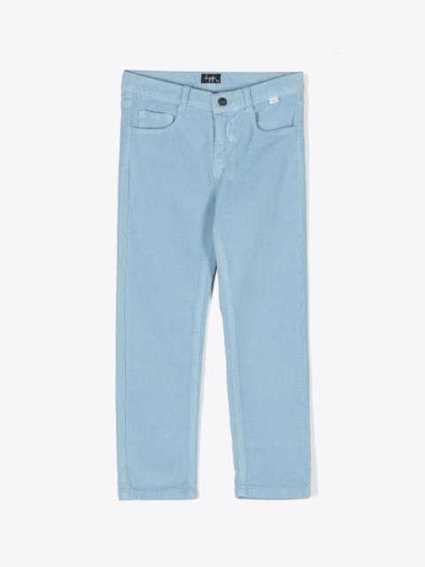 Бирюзовые брюки IL GUFO: фото - Invogue