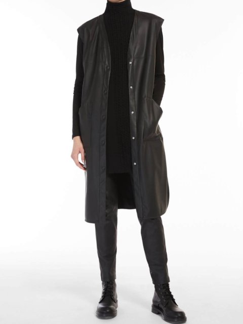 Чорні брюки MAX MARA : фото 3 - Invogue