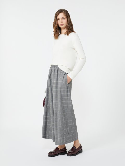 Білий светр WEEKEND MAX MARA з шовку та вовни: фото 1 - Invogue