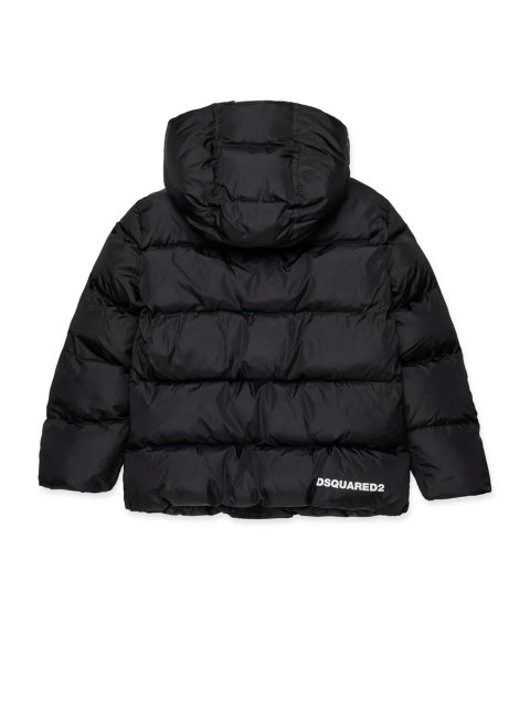 Чорна куртка DSQUARED KID : фото 2 - Invogue