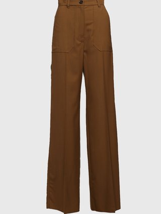 Коричневі брюки MAX MARA : фото - Invogue