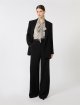 Черные брюки MAX MARA широкого кроя: фото 1 - Invogue