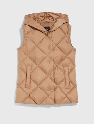 Коричневый жилет WEEKEND MAX MARA: фото - Invogue