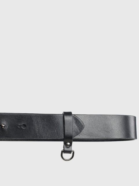 Чёрный ремень WEEKEND ACCESSORIES: фото 3 - Invogue