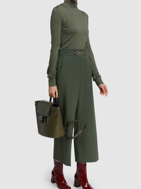 Зелёный рюкзак MARELLA: фото 1 - Invogue