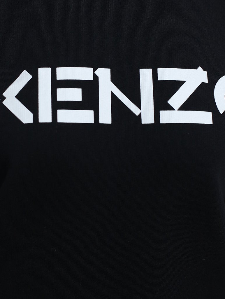 Чёрный свитшот KENZO: фото 5 - Invogue