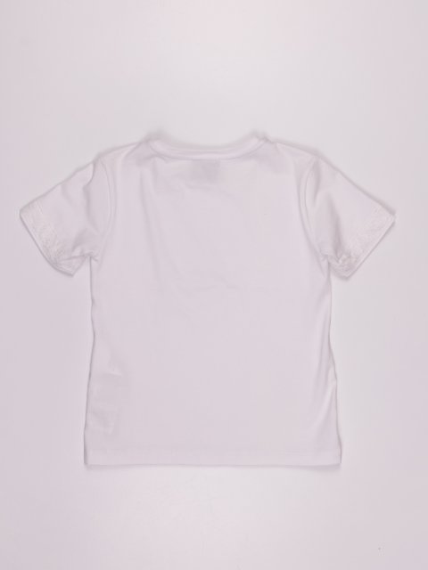 Біла футболка ERMANNO SCERVINO KIDS : фото 1 - Invogue