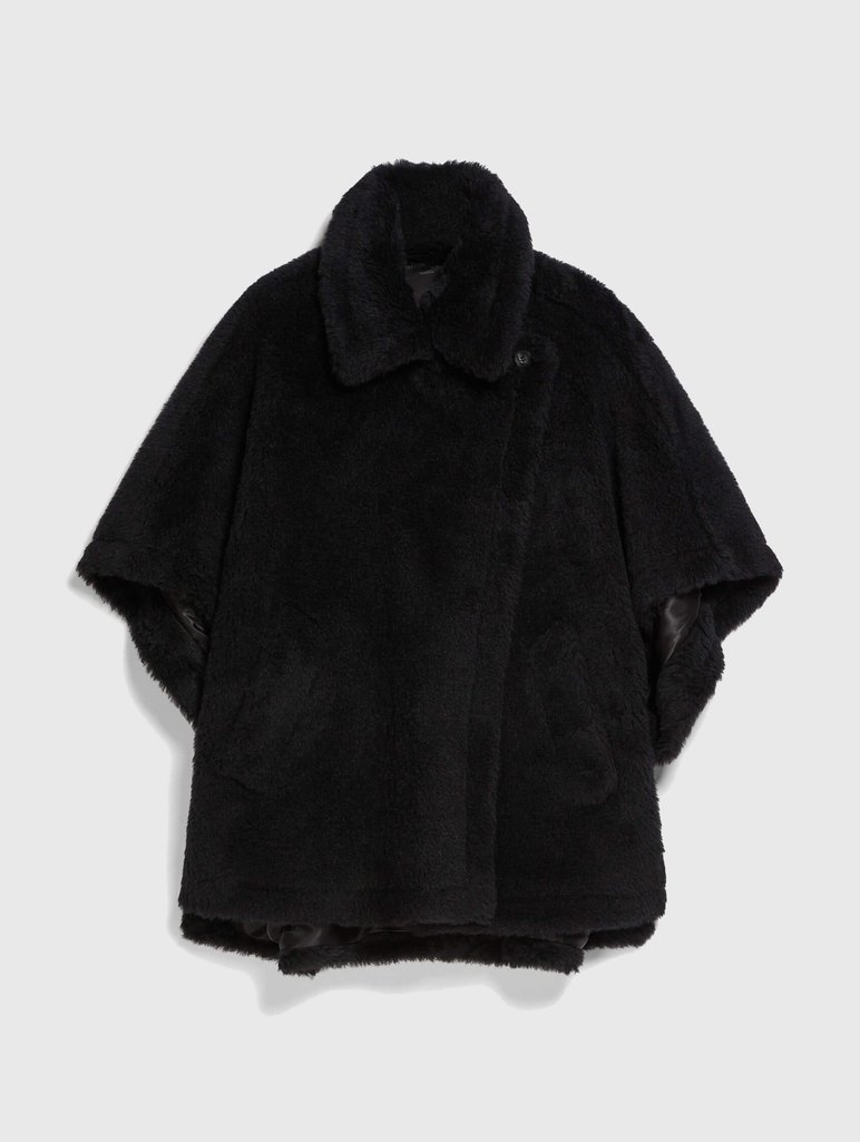 Чорне пончо MAX MARA : фото - Invogue