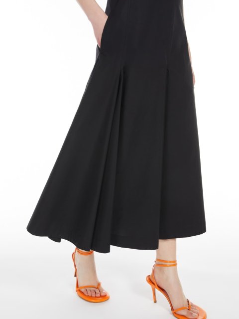 Чорна довга сукня SPORTMAX: фото 4 - Invogue