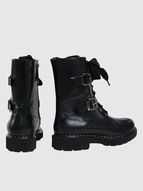 Чёрные сапоги MAX&CO: фото 3 - Invogue