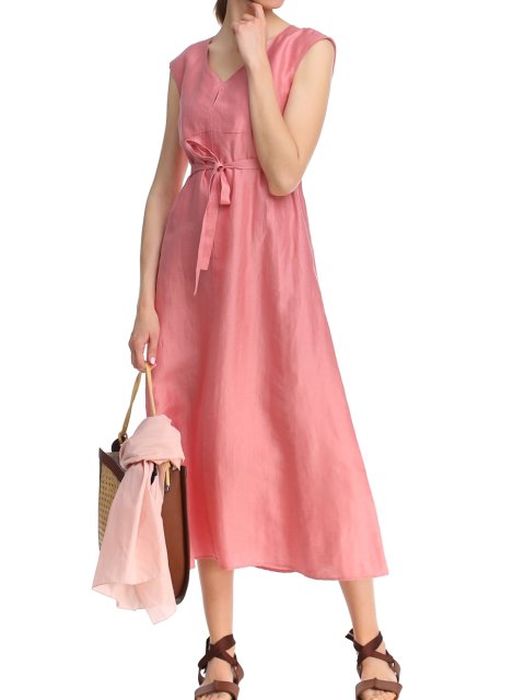 Розовый шарф WEEKEND MAX MARA: фото 4 - Invogue