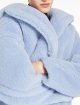 Блакитне пальто Teddy oversize Max Mara з бленду альпаки та шовку: фото 3 - Invogue