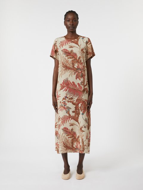 Сукня з принтом WEEKEND MAX MARA шовкова: фото 3 - Invogue