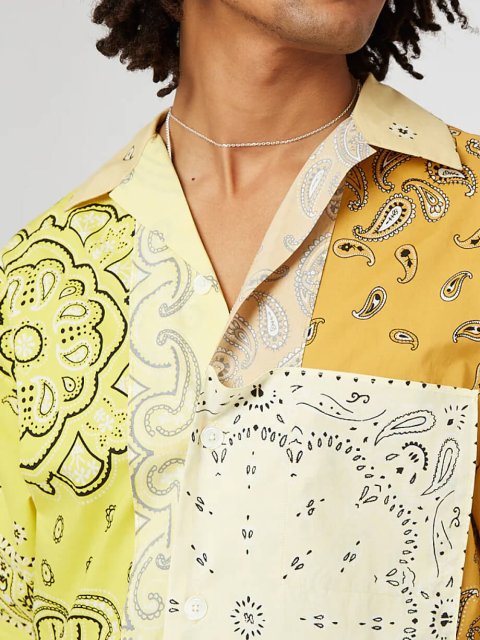 Жёлтая рубашка KENZO: фото 3 - Invogue