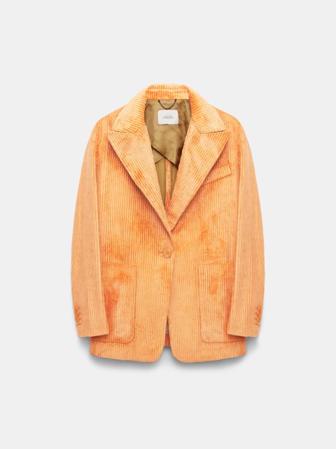 Золотистий жакет Dorothee Schumacher з вельвету: фото - Invogue