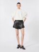 Білий світшот SPORTMAX з еластичної бавовни: фото 1 - Invogue