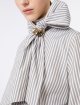 Сорочка MAX MARA з еластичного бавовняного попліну: фото 4 - Invogue