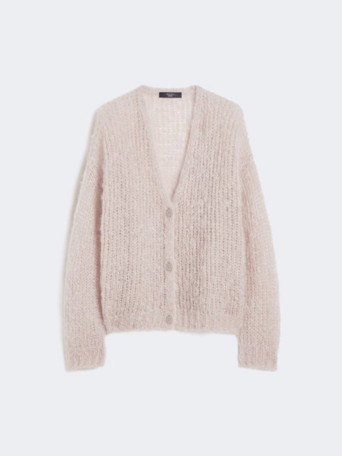 Бежевий кардиган WEEKEND MAX MARA з суміші мохеру: фото - Invogue