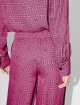 Брюки кольору фуксії Kenzo з графічним принтом: фото 5 - Invogue