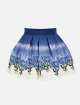 Синя спідниця MONNALISA розкльошеного крою: фото - Invogue