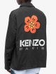 Чорна куртка Kenzo з поліаміду з принтом: фото 3 - Invogue