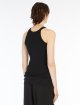 Чорний топ Sportmax шовковий: фото 2 - Invogue