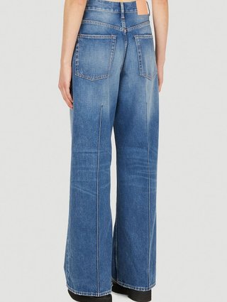 Сині джинси кльош Acne Studios: фото 2 - Invogue