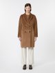Коричневе пальто MAX MARA з альпаки та вовни: фото 2 - Invogue
