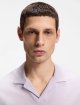 Фіолетове поло BOSS з бавовни та льону: фото 4 - Invogue