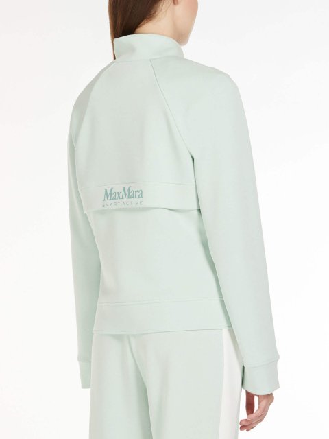 Зелёная кофта спорт MAX MARA: фото 2 - Invogue