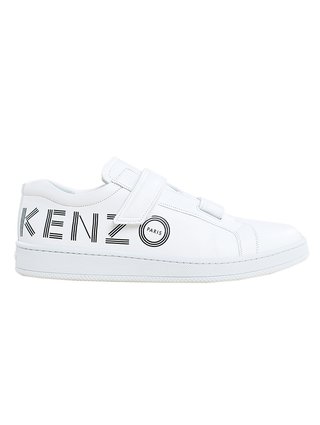 Белые сникерсы KENZO: фото - Invogue