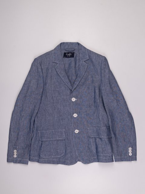 Синий пиджак IL GUFO: фото - Invogue